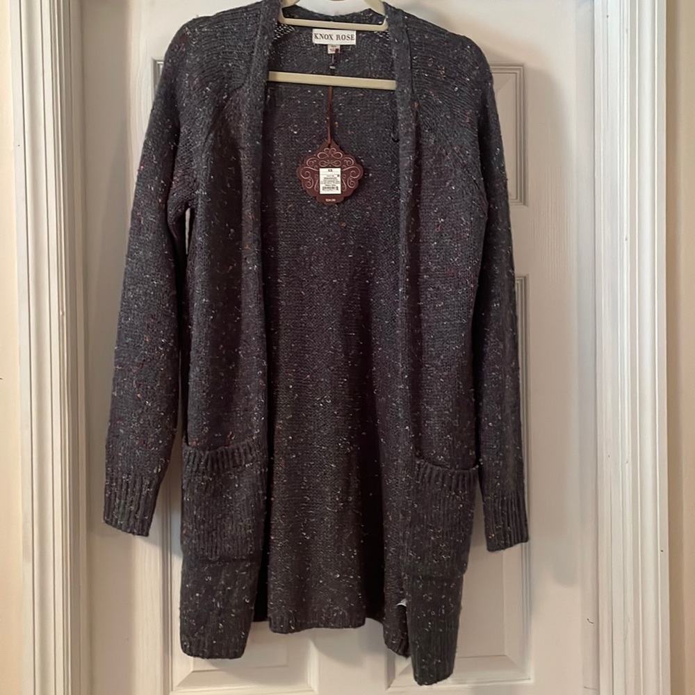 Long cardigan sweater